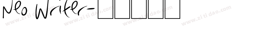 Neo Writer字体转换